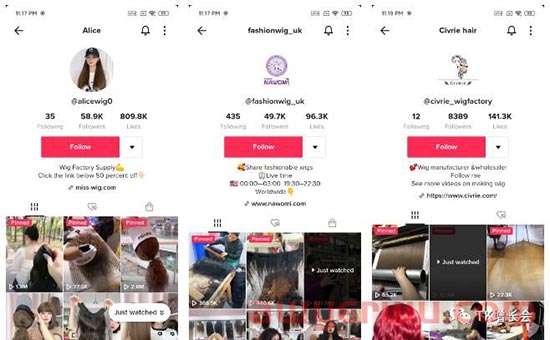 TikTok假发工厂曝光超百亿，账号案例千字拆解 第5张