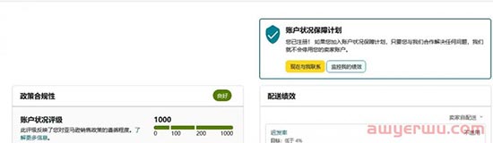 你看了亚马逊后台账户保障计划（AHA）吗？服务商的清除绩效是怎么操作的？ 第5张