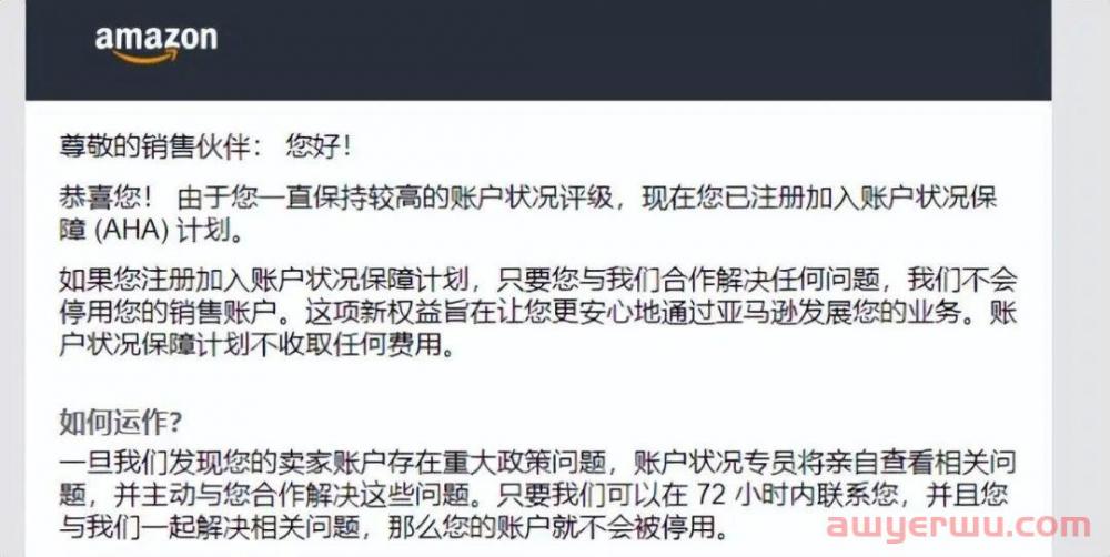 亚马逊的免死金牌“账户保障计划”来了，你达标了吗？ 第4张