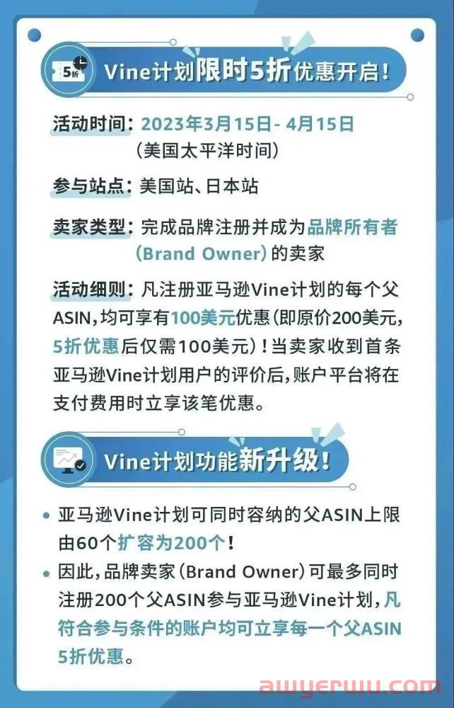 亚马逊Vine计划推出限时5折优惠，如何在活动期间注册并获得高质量评论？ 第1张
