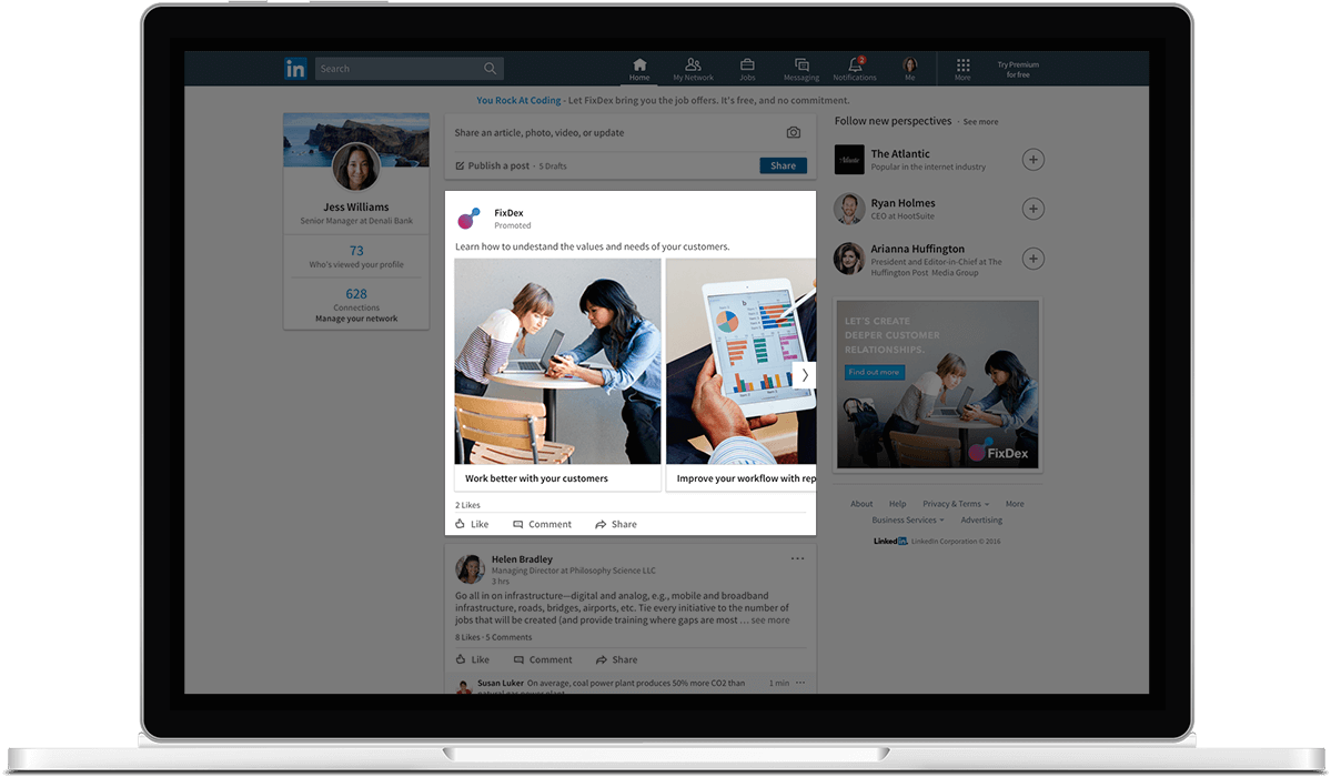 2022年终极 LinkedIn 广告指南：类型、示例、成本 第4张