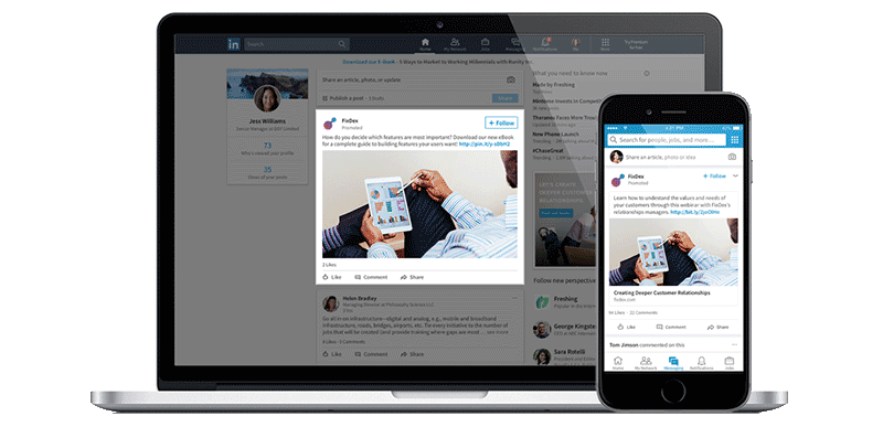 2022年终极 LinkedIn 广告指南：类型、示例、成本 第3张
