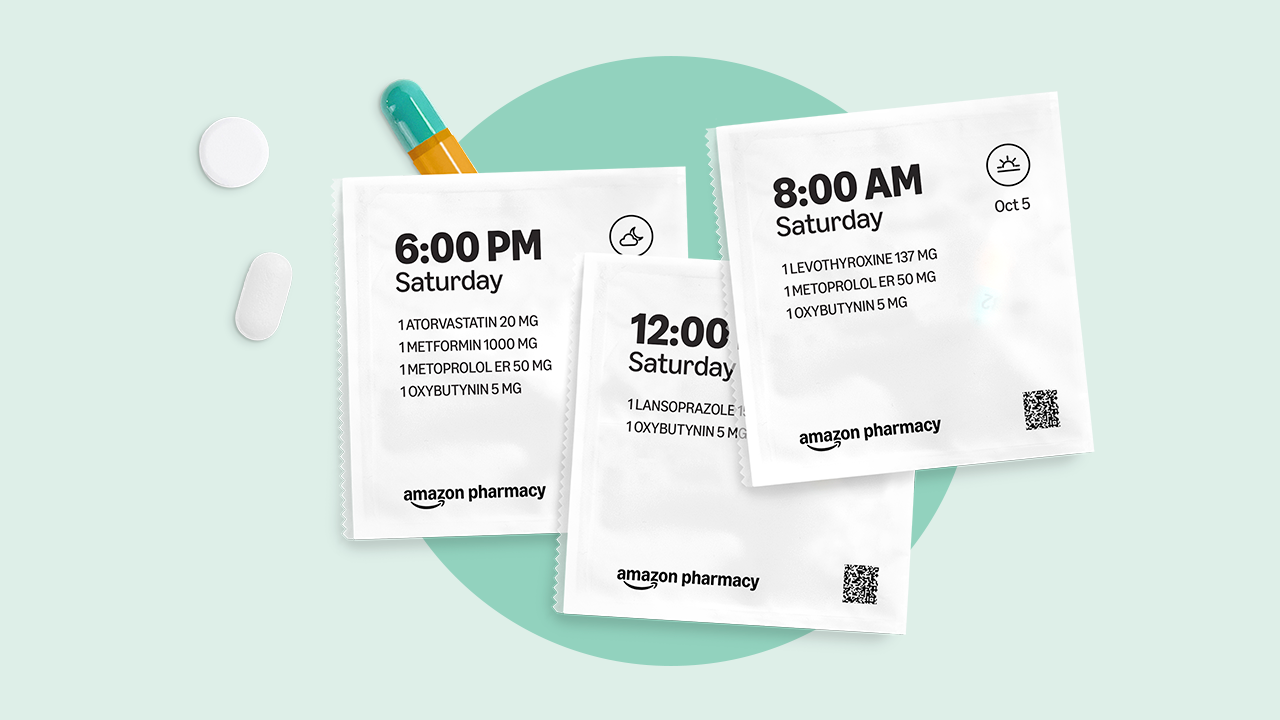 Amazon Pharmacy medication schedules for Saturday