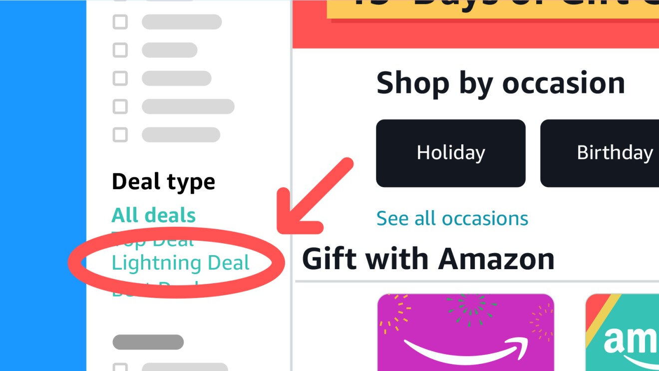 Lightning deals