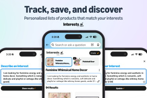 Amazon's Interests AI feature showcasing personalized product lists