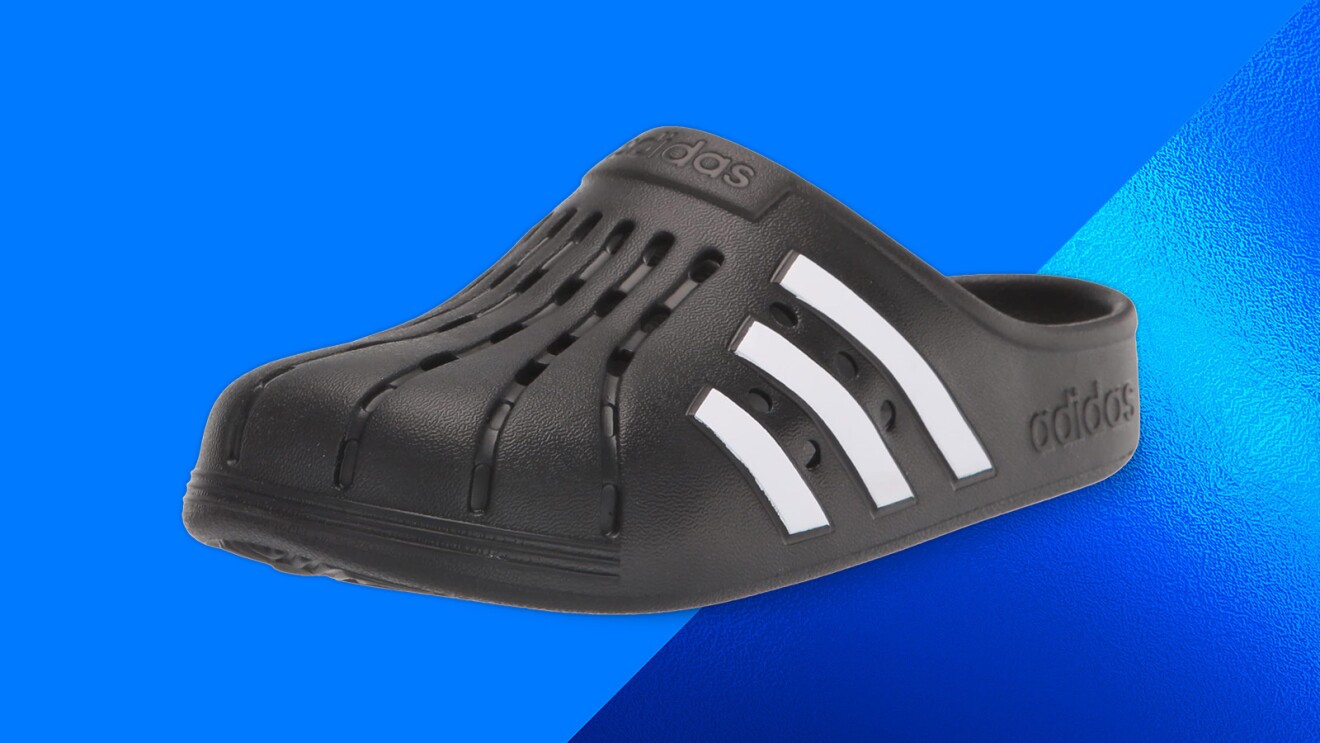 Adidas sport sandal featuring ventilated design and iconic three stripes