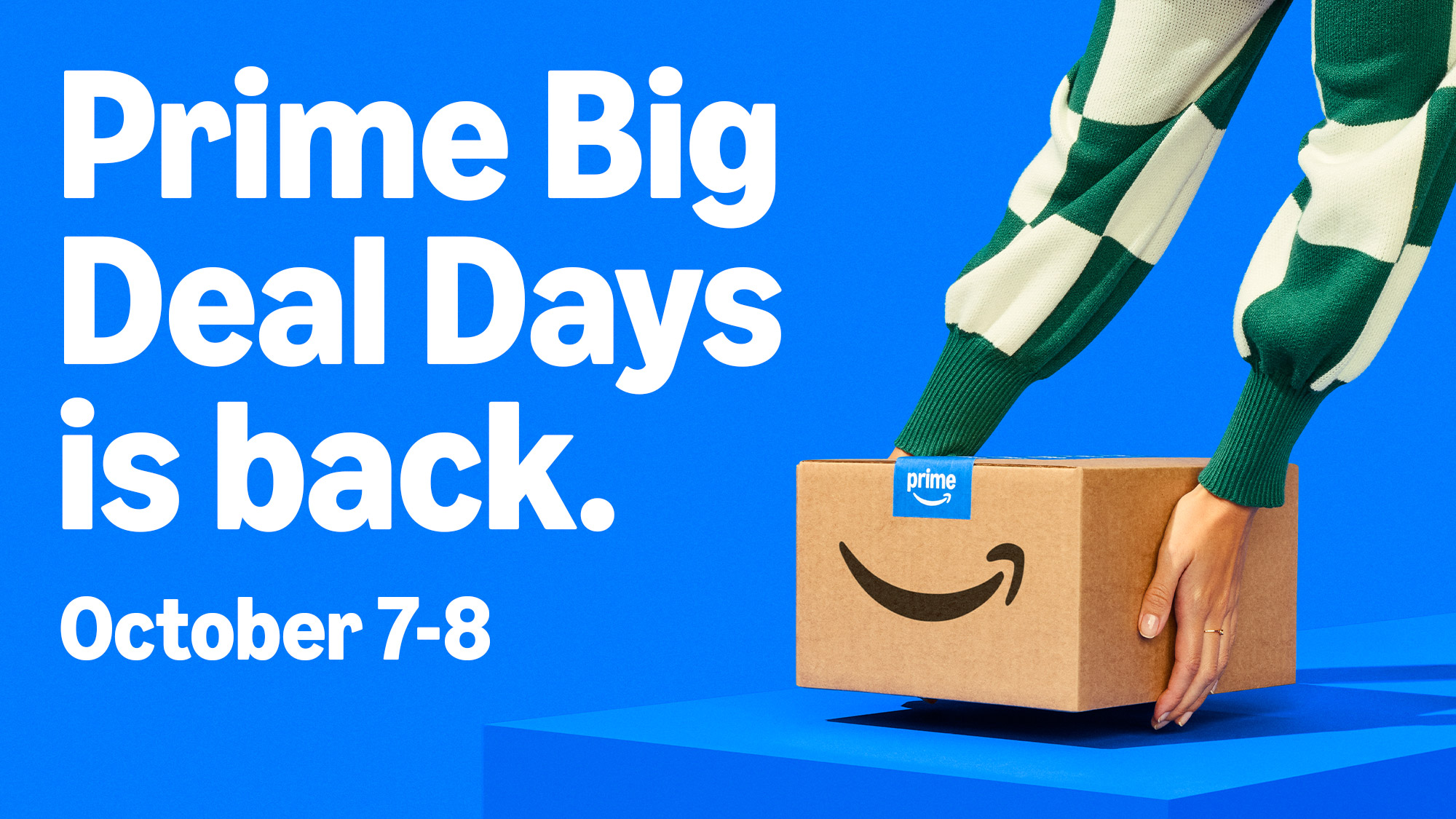 Amazon Prime Big Deal Days promotion with package delivery